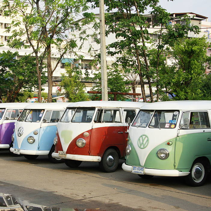 Viele Volkswagen T1